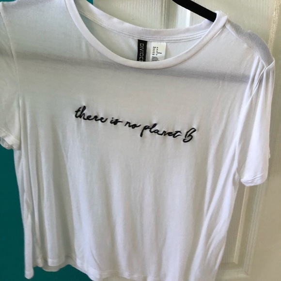 Divided Tops Hm There Is No Planet B Crop Top Poshmark